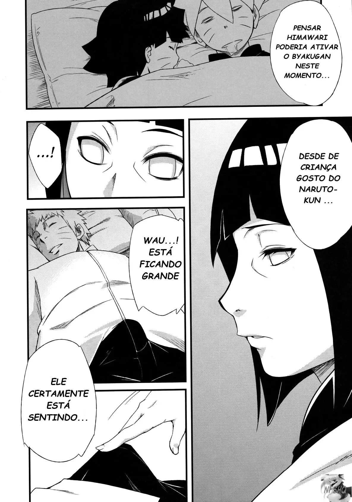 Hinata Transa com Naruto nas Sombras - Hentai Explícito em HQ