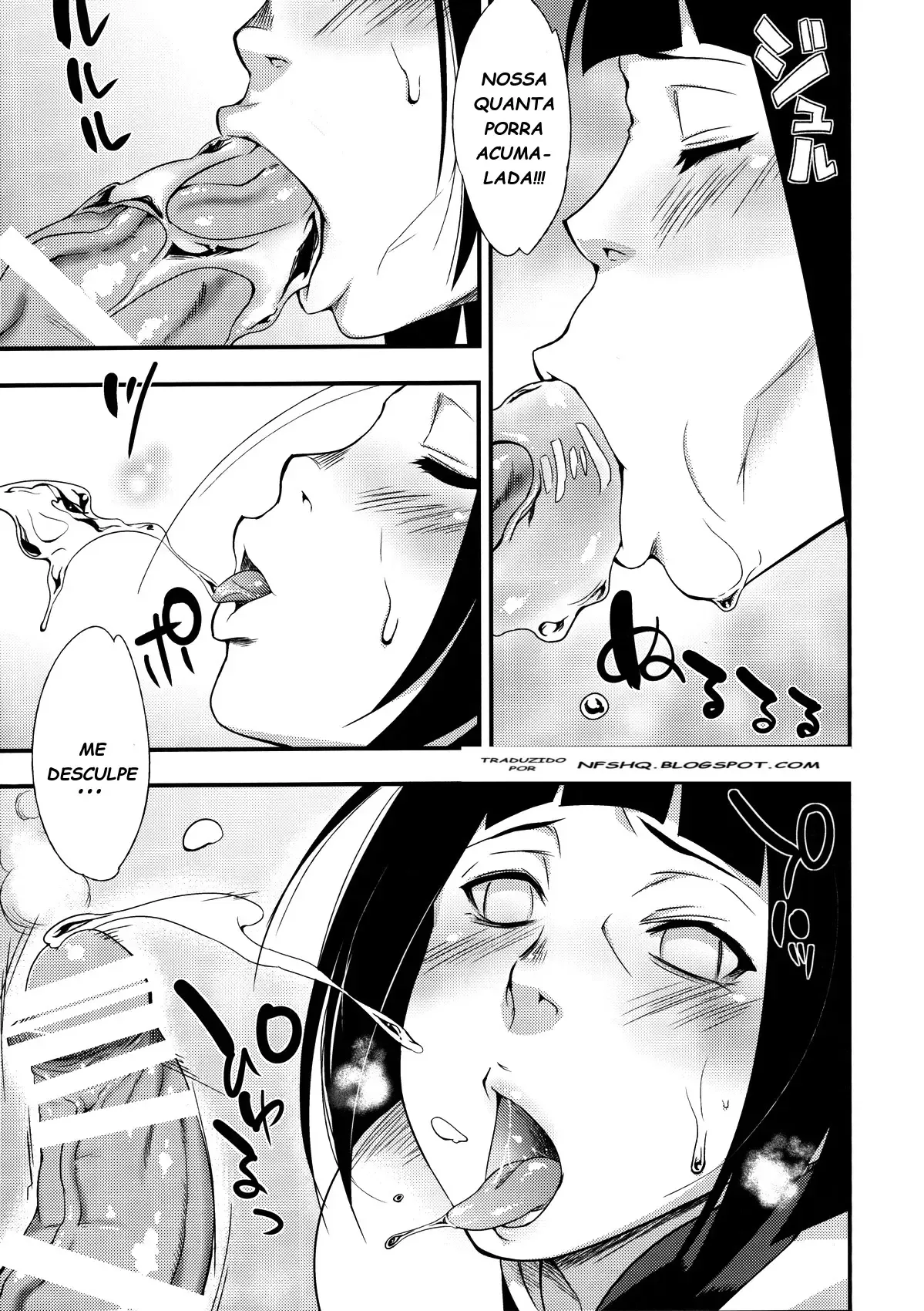 Hinata Transa com Naruto nas Sombras - Hentai Explícito em HQ