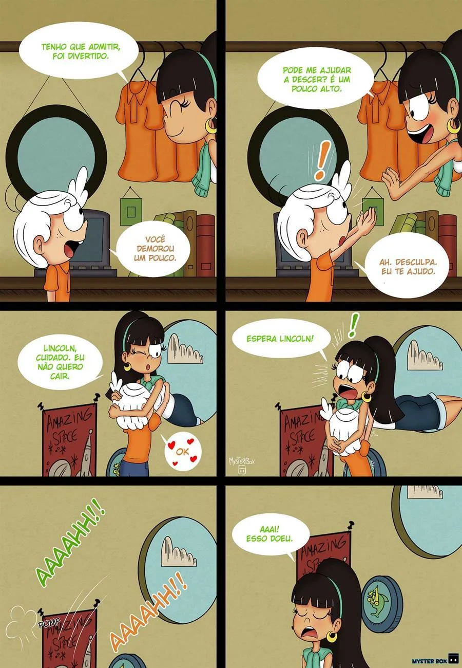 Meu Vizinho Lincoln - Quadrinhos Explícitos de Sexo com Desenhos Proibidos