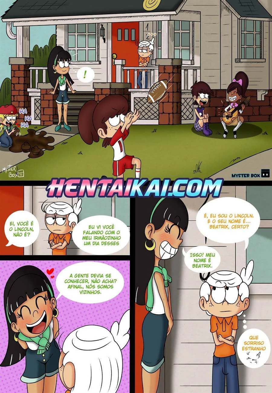 Meu Vizinho Lincoln - Quadrinhos Explícitos de Sexo com Desenhos Proibidos