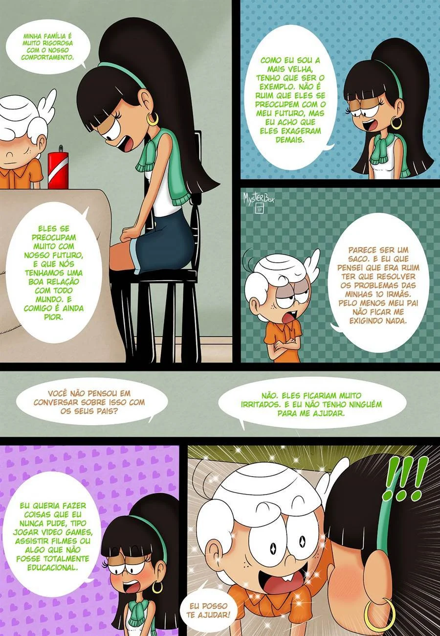 Meu Vizinho Lincoln - Quadrinhos Explícitos de Sexo com Desenhos Proibidos