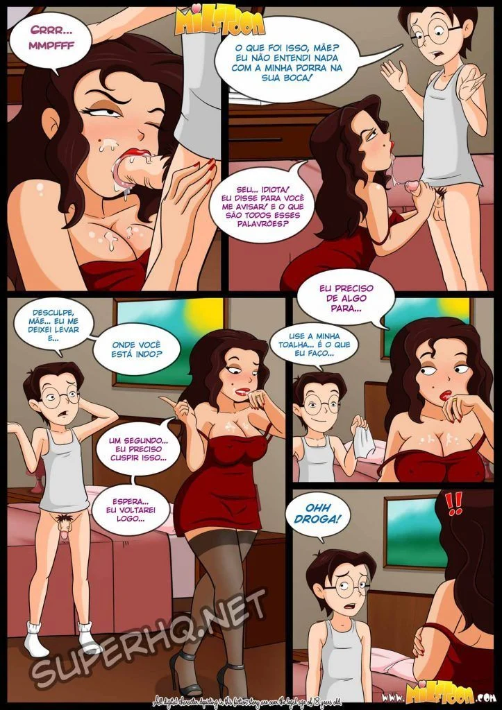 Incesto Proibido: Mamãe Seducente nos HQ Pornô Mais Ousados