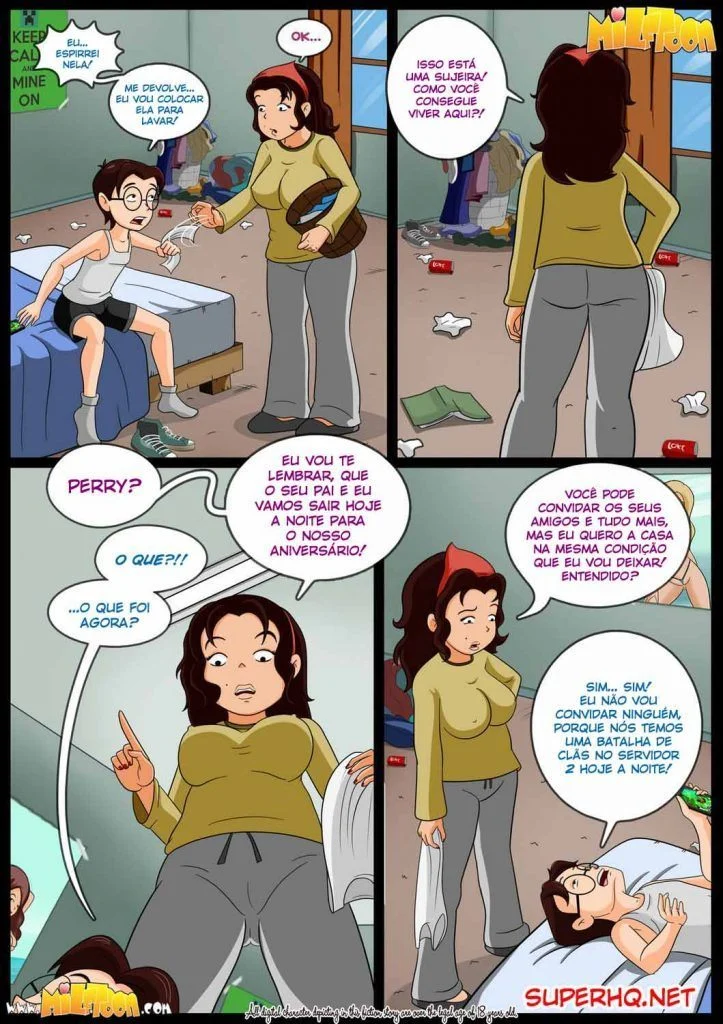 Incesto Proibido: Mamãe Seducente nos HQ Pornô Mais Ousados