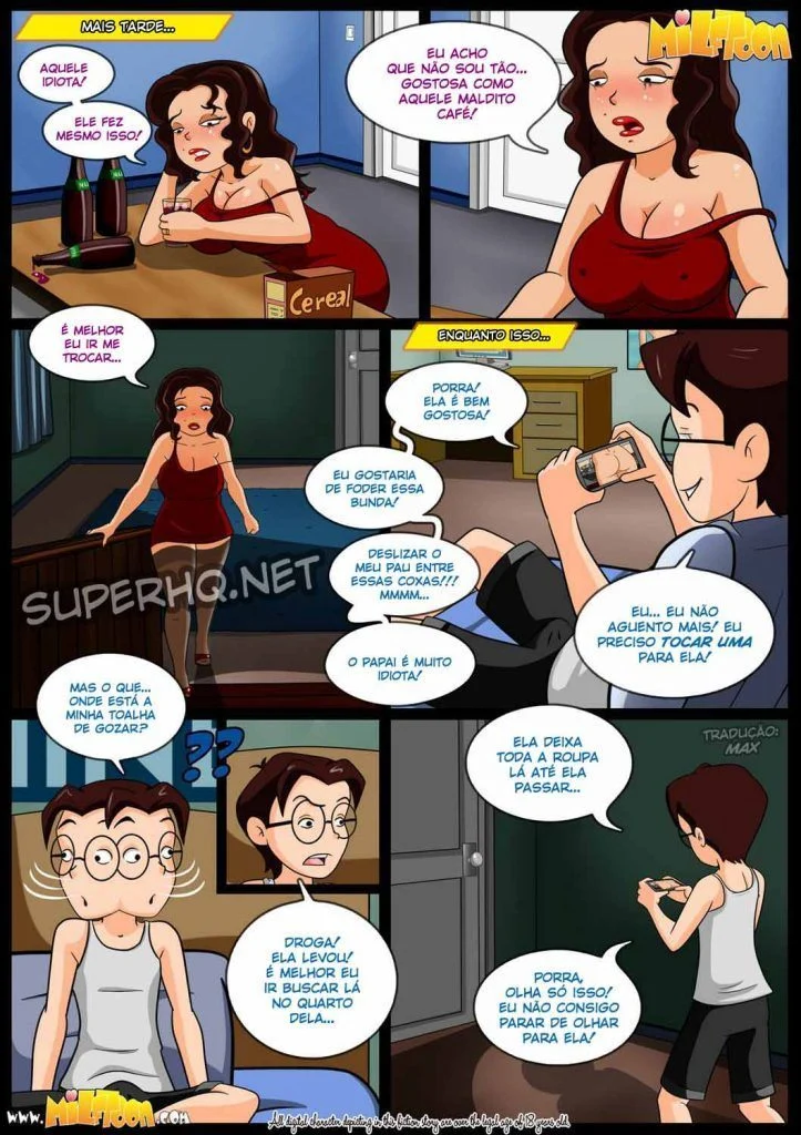 Incesto Proibido: Mamãe Seducente nos HQ Pornô Mais Ousados