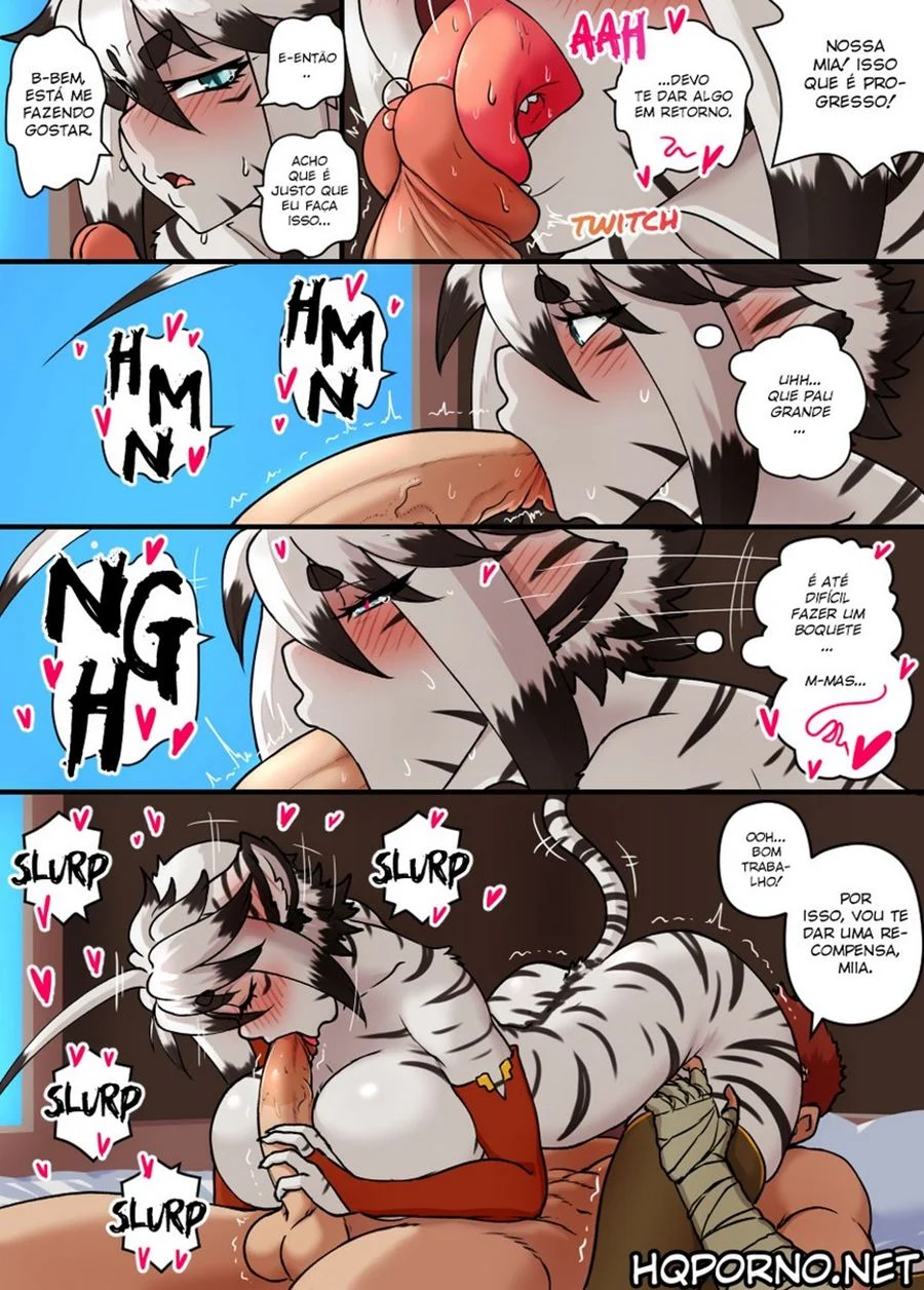 Miia: Gemidos Proibidos - HQ Explícita de Furry em Português