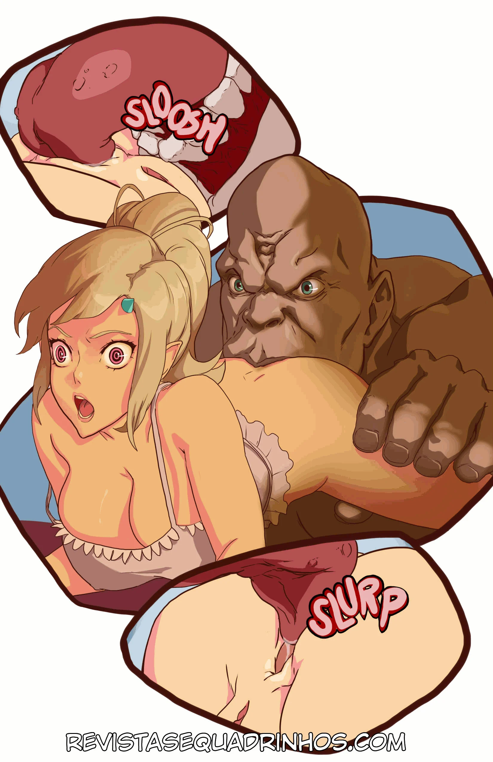 Senta na Pirola Monstruosa de Tentáculos: HQ +18