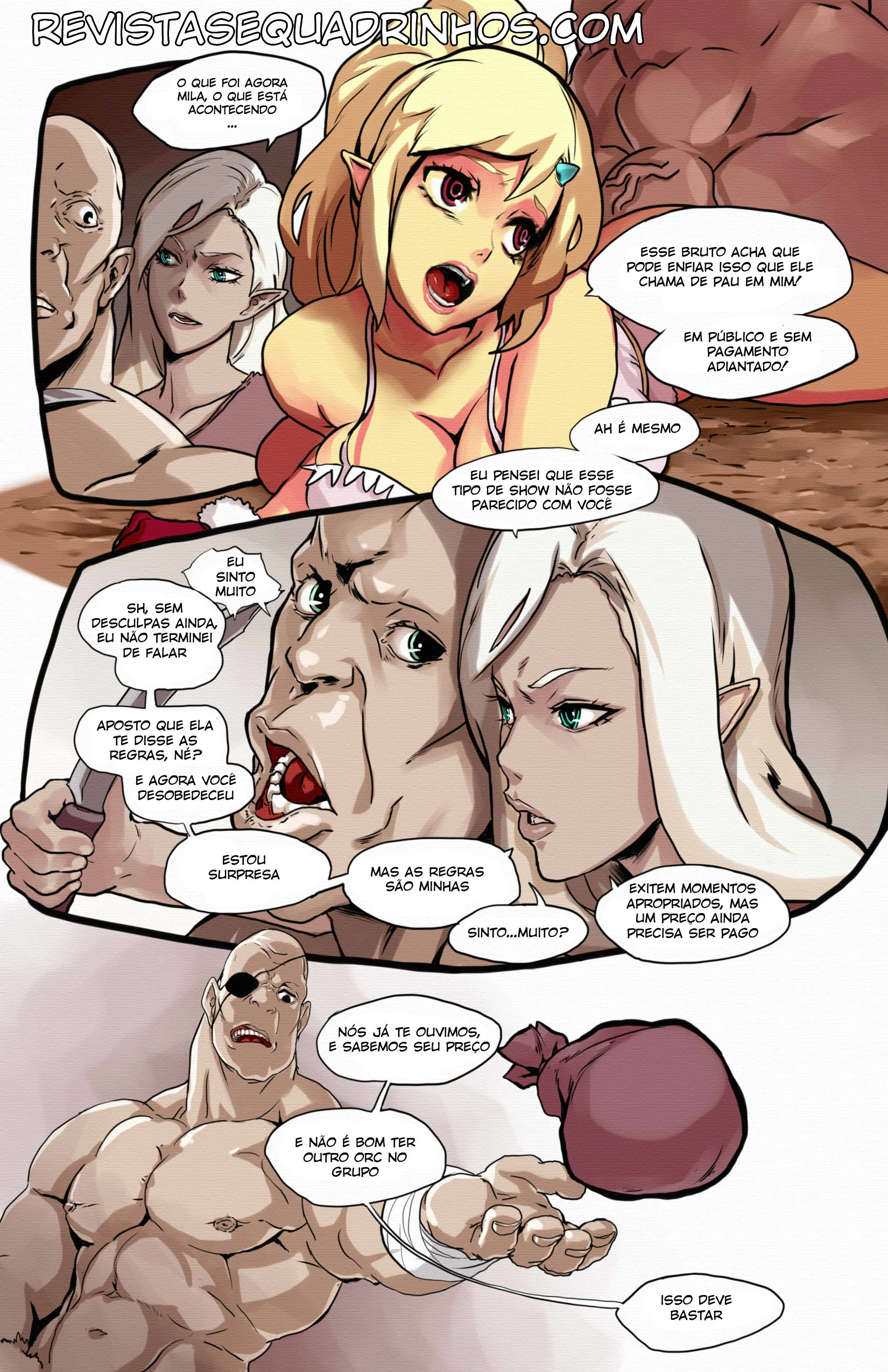 Senta na Pirola Monstruosa de Tentáculos: HQ +18