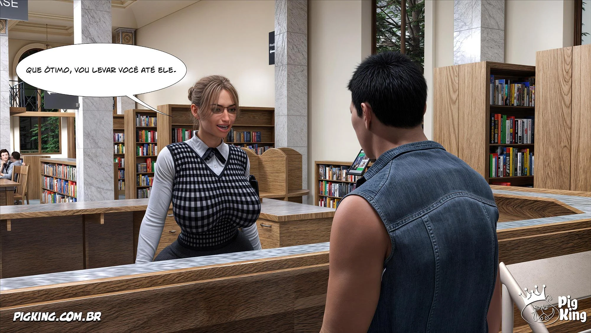 Milena e o Rei: Uma Noite de Pornografia Explícita em HQ