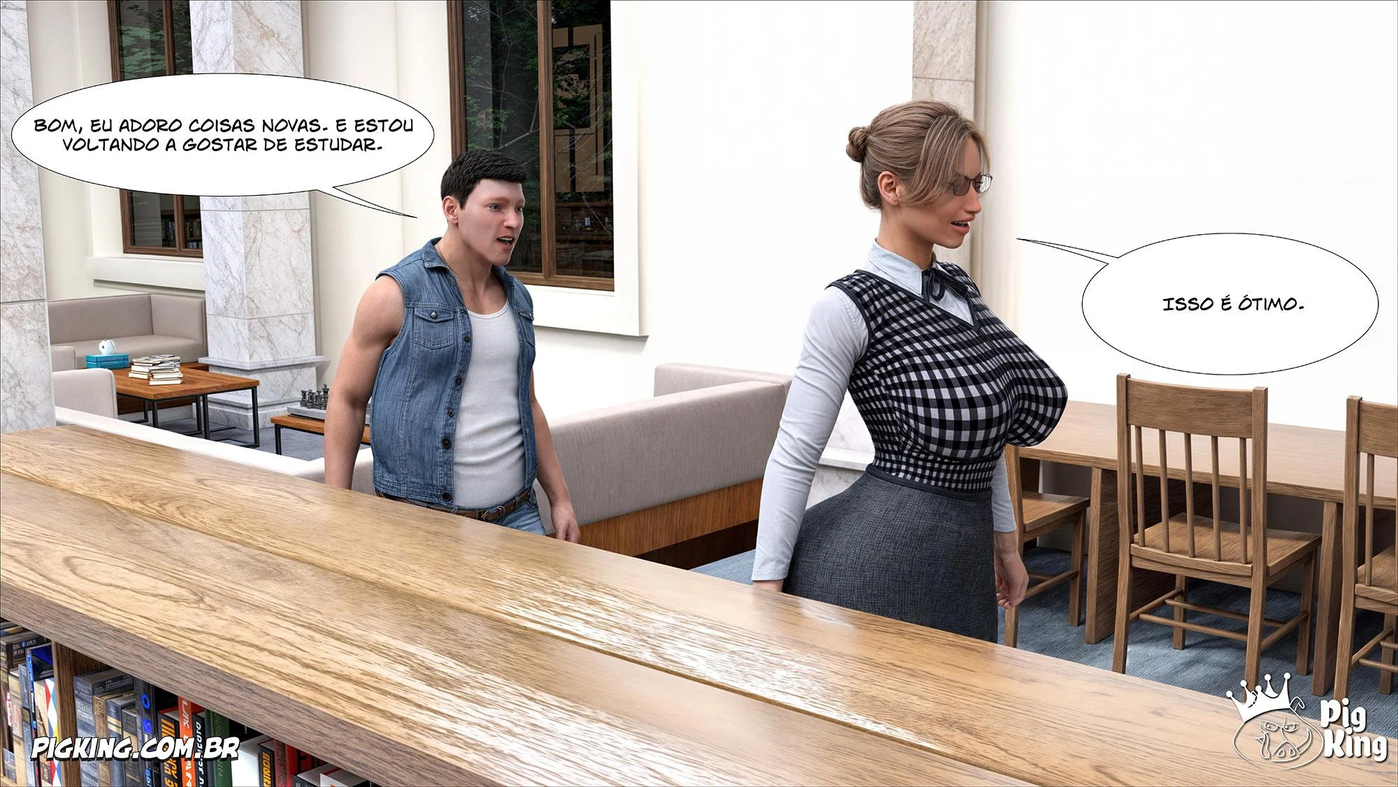 Milena e o Rei: Uma Noite de Pornografia Explícita em HQ