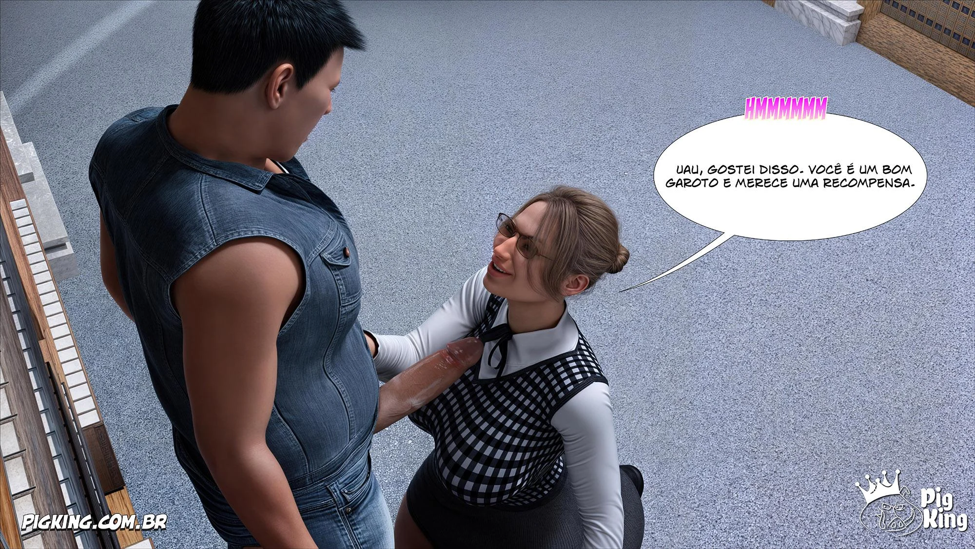 Quadrinhos Intensos de Milena: Sexo Explícito em 3D com PigKing Quadrinhos Intensos de Milena: Sexo Explícito em 3D com PigKing