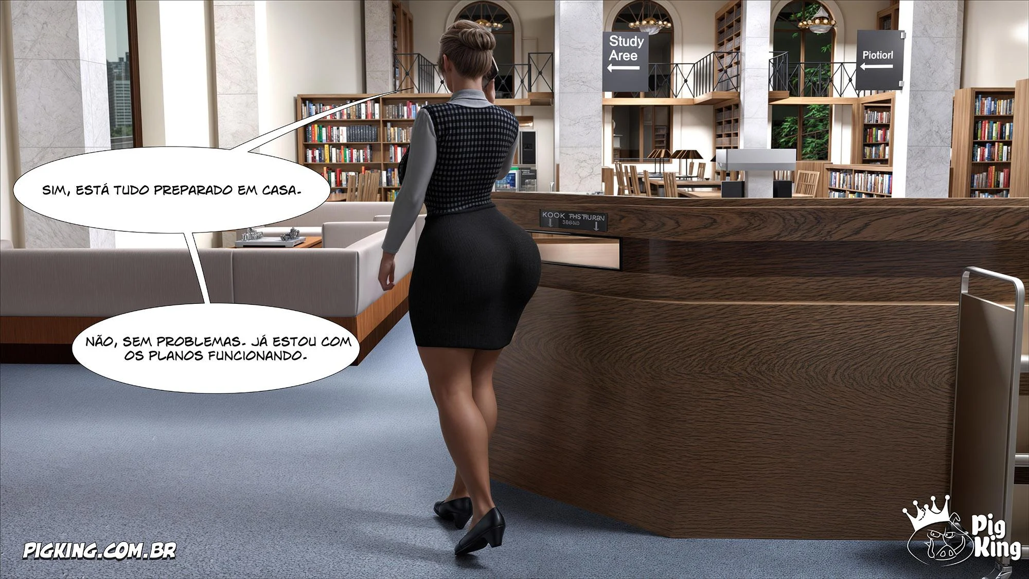 Quadrinhos Intensos de Milena: Sexo Explícito em 3D com PigKing Quadrinhos Intensos de Milena: Sexo Explícito em 3D com PigKing