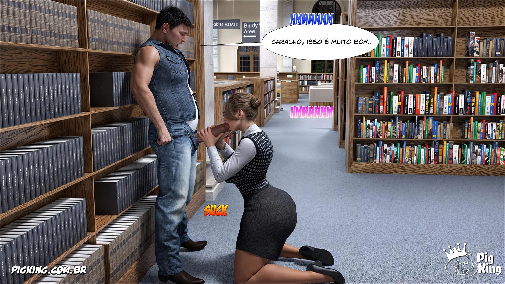 Quadrinhos Intensos de Milena: Sexo Explícito em 3D com PigKing Quadrinhos Intensos de Milena: Sexo Explícito em 3D com PigKing