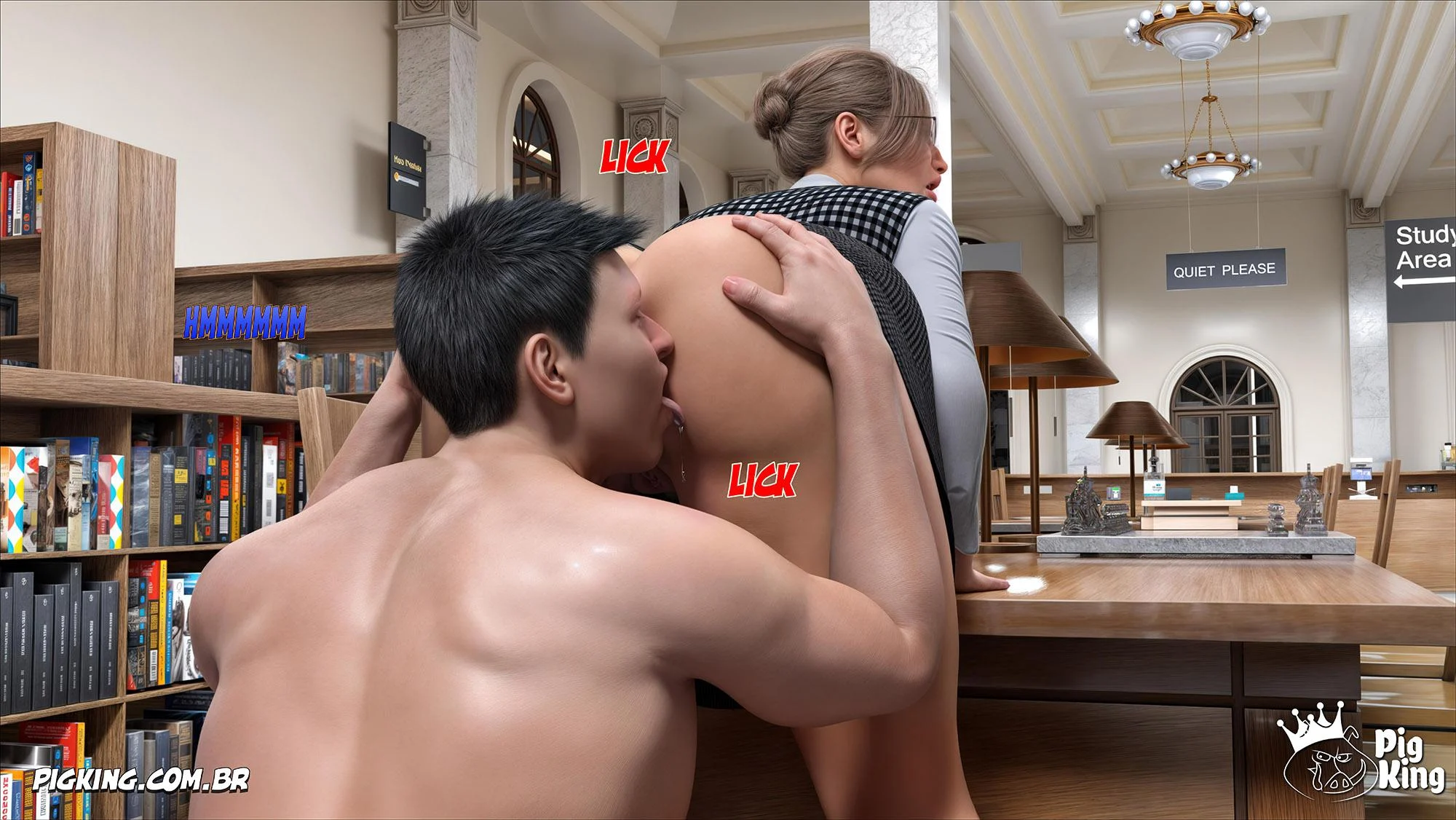 Quadrinhos Intensos de Milena: Sexo Explícito em 3D com PigKing Quadrinhos Intensos de Milena: Sexo Explícito em 3D com PigKing