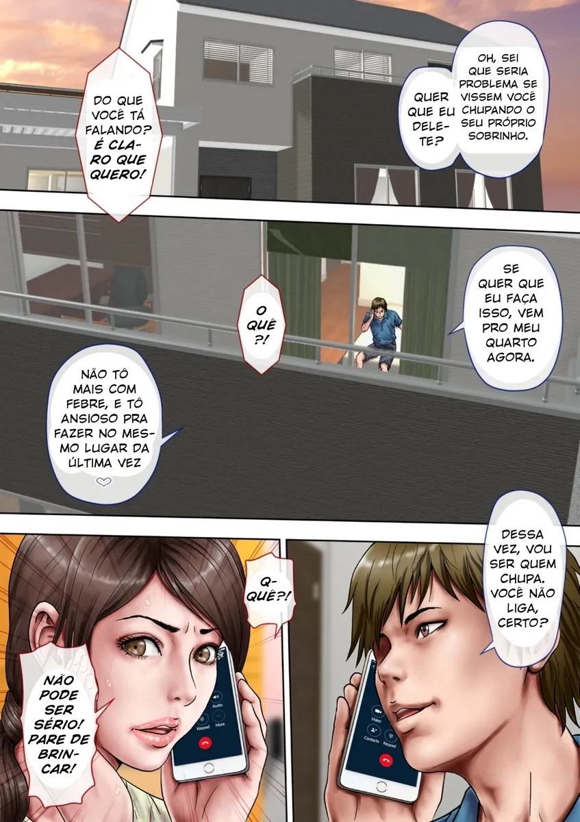 Tia Safada: Hentai Explícito de Incesto com Milf Gostosa em HQ