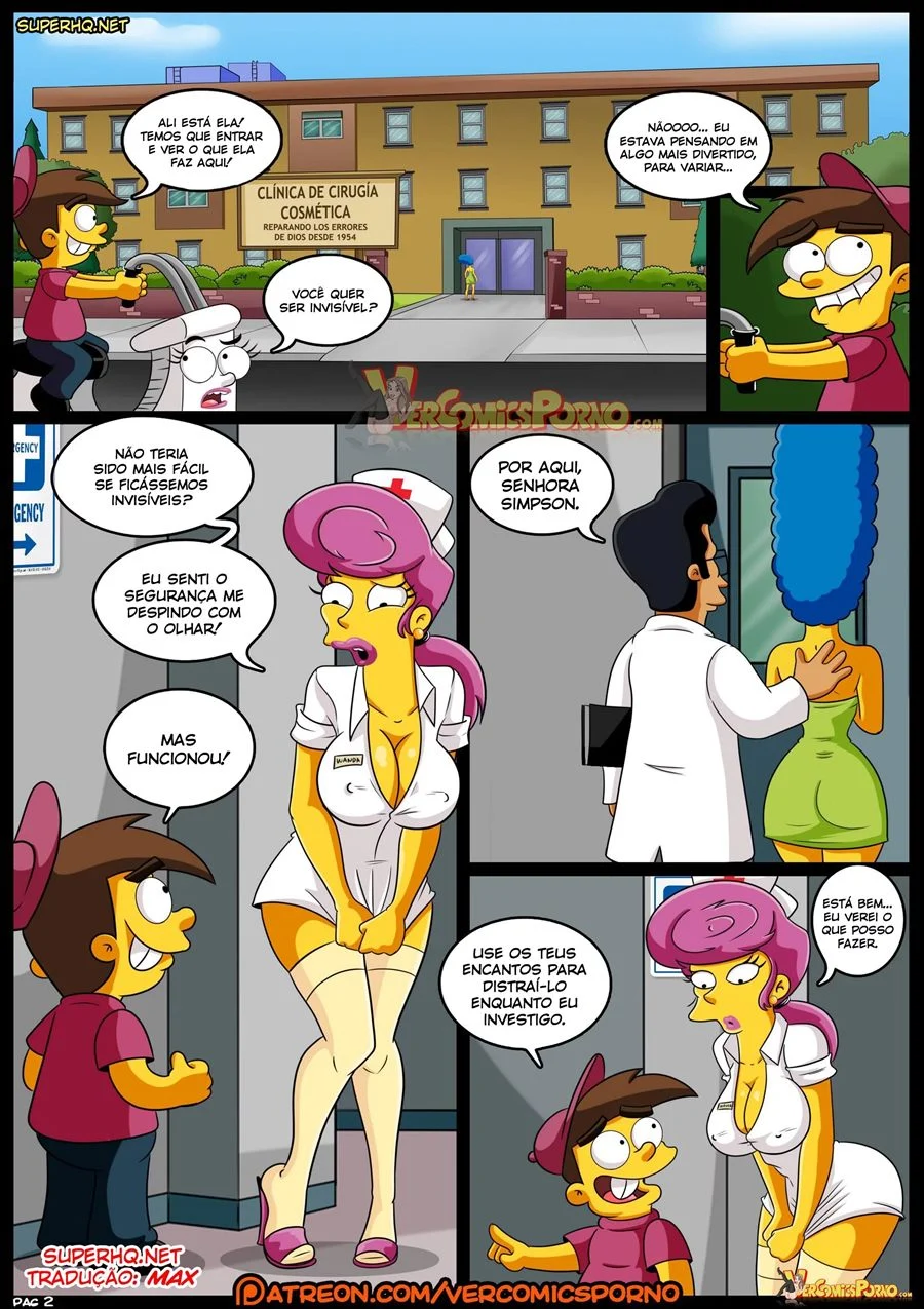 As MILFs Gostosas dos Simpsons em Ação Pornô Explícita - Hentai Completo