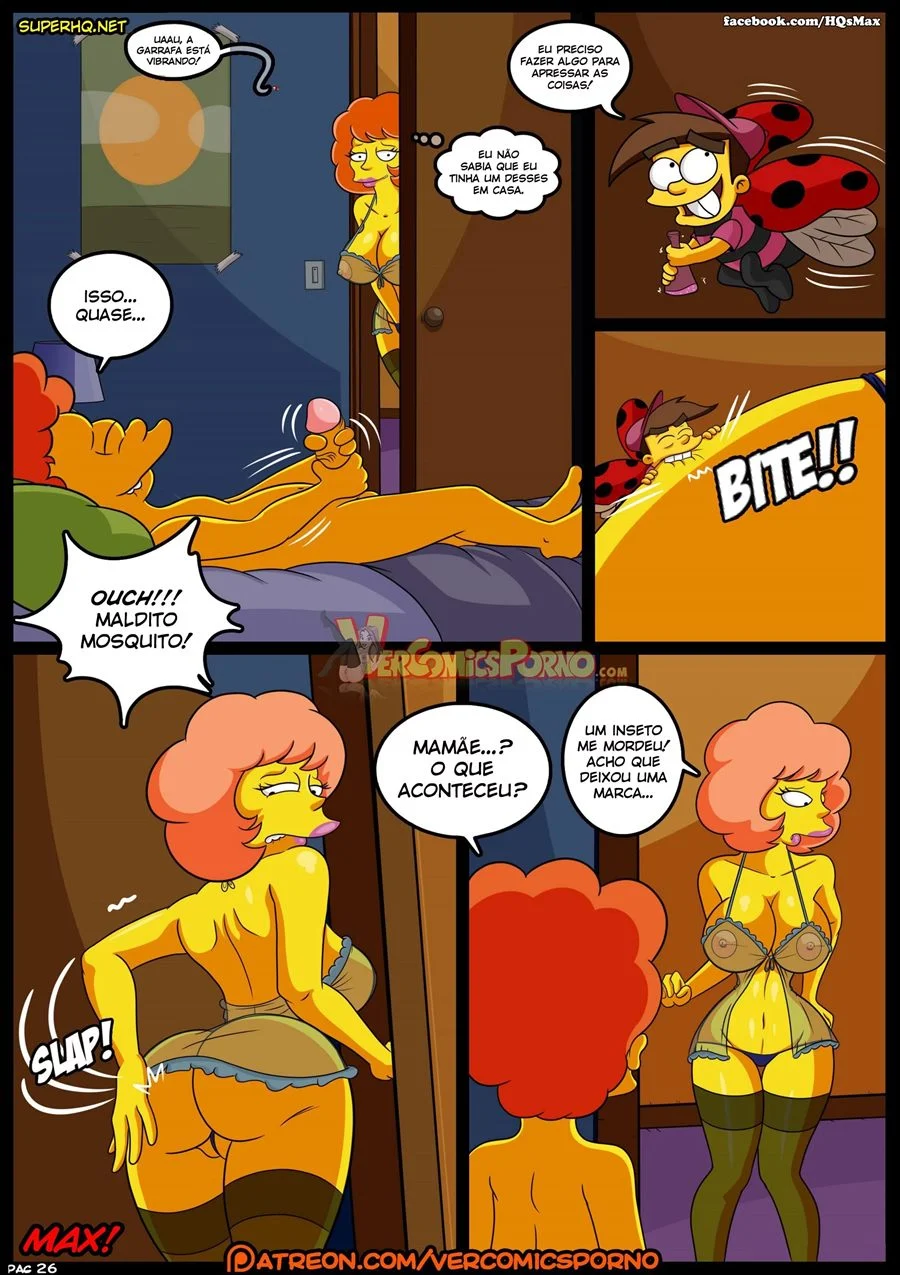 As MILFs Gostosas dos Simpsons em Ação Pornô Explícita - Hentai Completo
