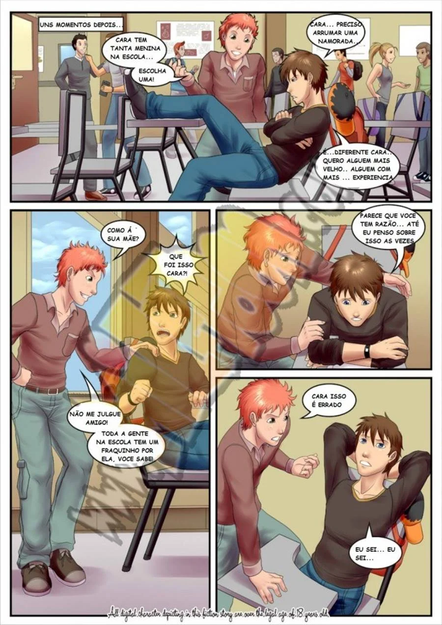 Os Peitos Enormes da Mamãe - Ficando com Tesão na Madura Deliciosa