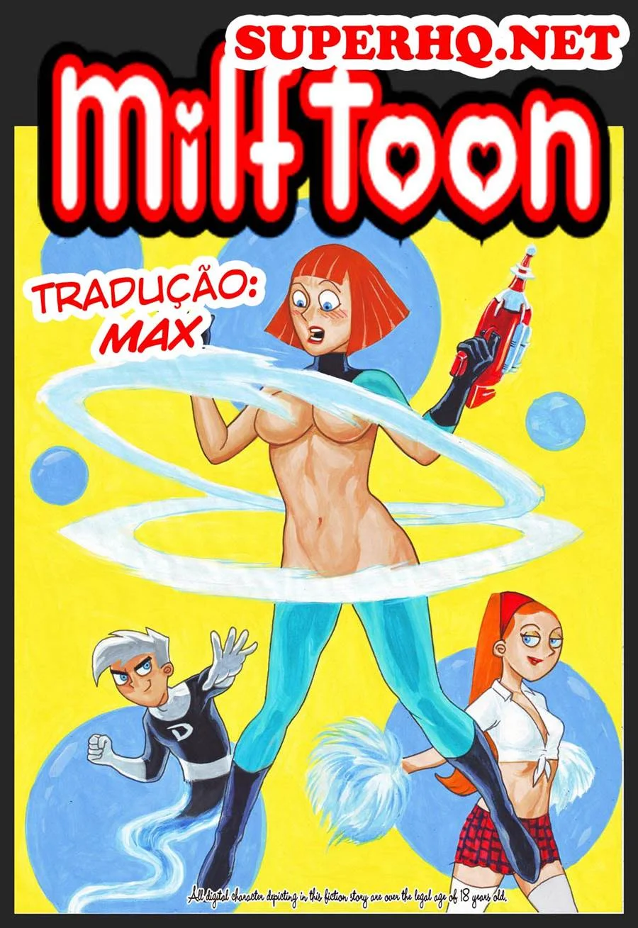 Hentai Explícito: Milftoon e Danny Phantom na Maior Putaria em HQ