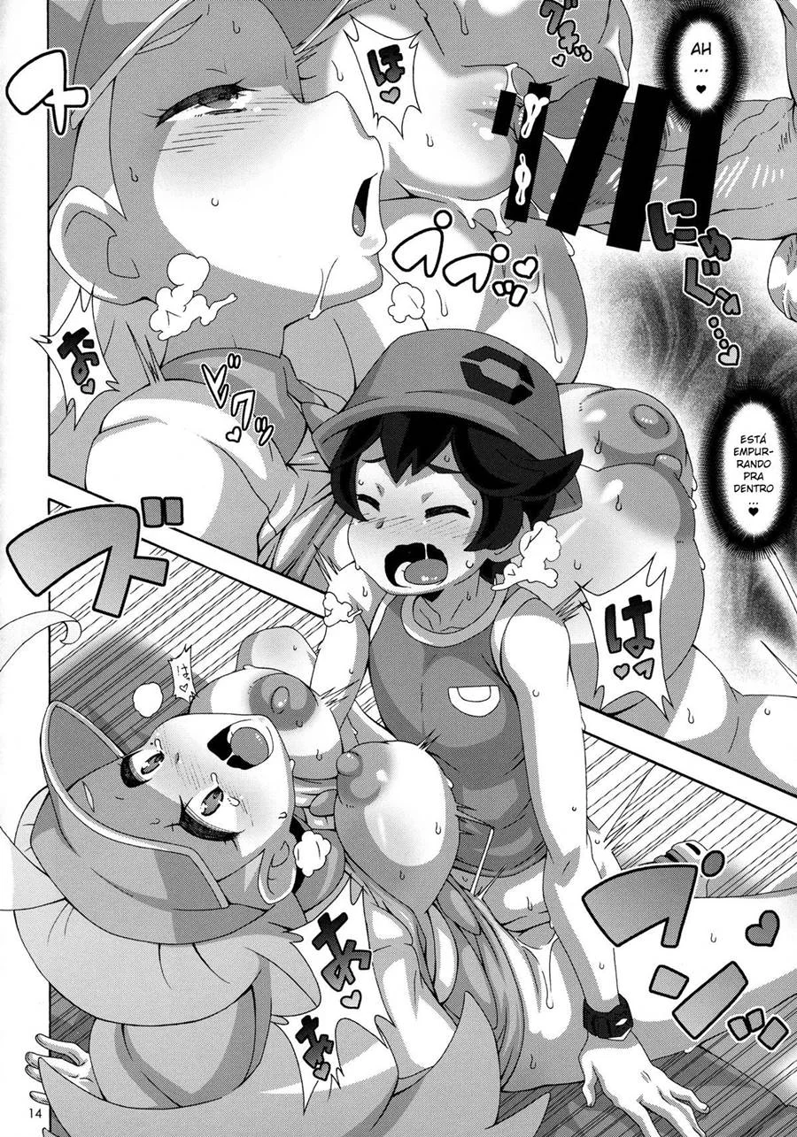 Aula Prática de Sexo com Kahili do Pokémon - HQ Adulta Explícita