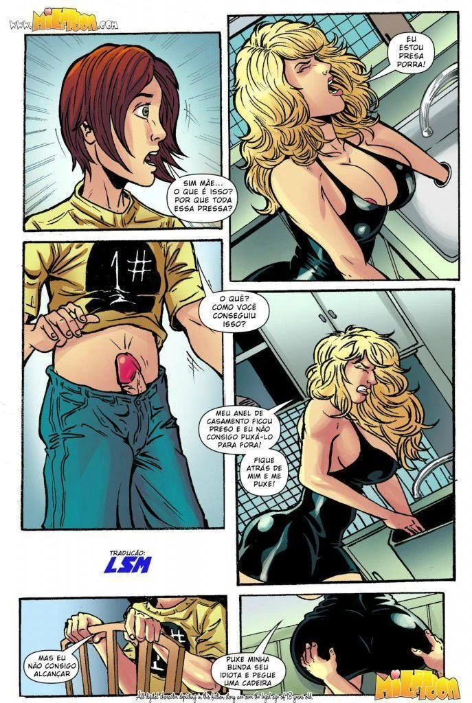 Mamãe Tarada no Trama Proibida de Família - Hentai Brasileiro Explícito