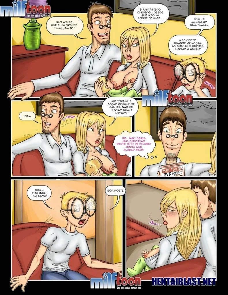 Leite Quente: Trilogia de Prazer Explícito em HQ Porno