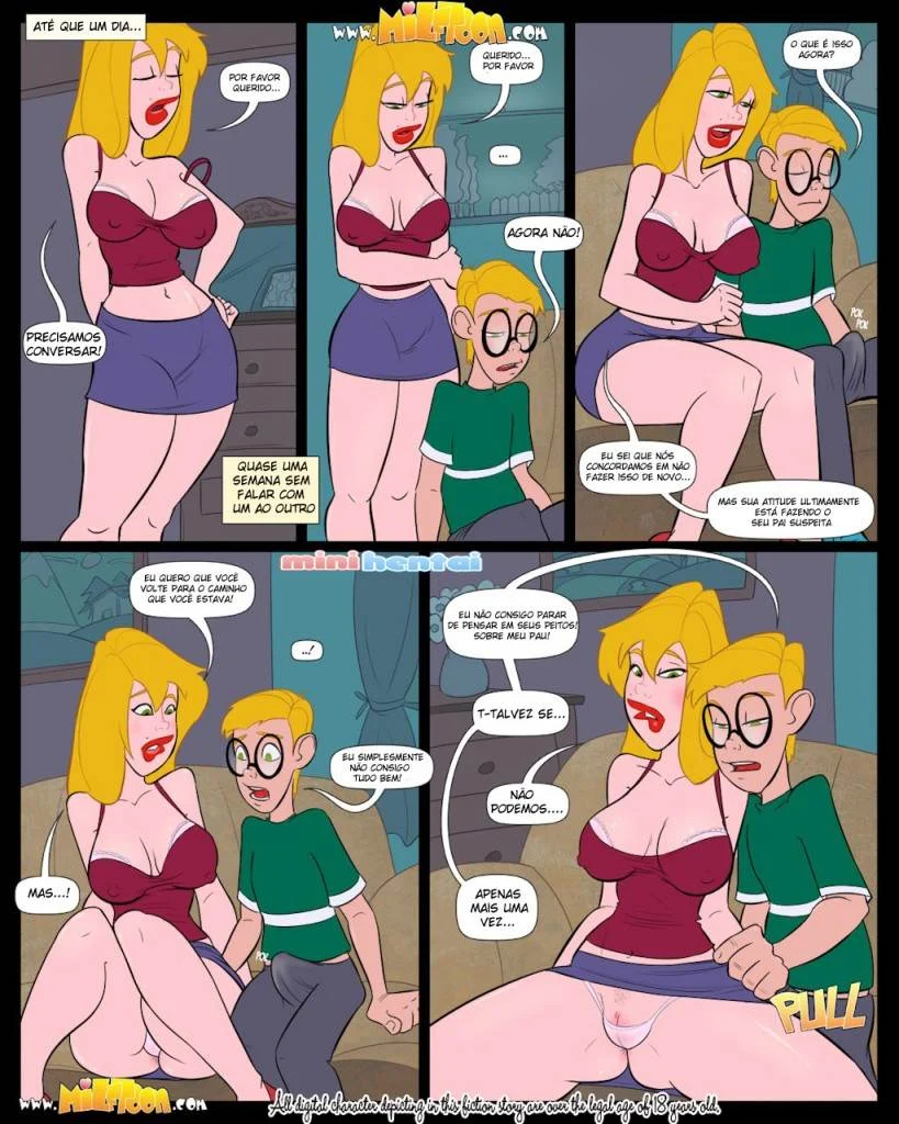 Vazou Tudo! Puta Gostosa Recheada de Leite Nesses Quadrinhos