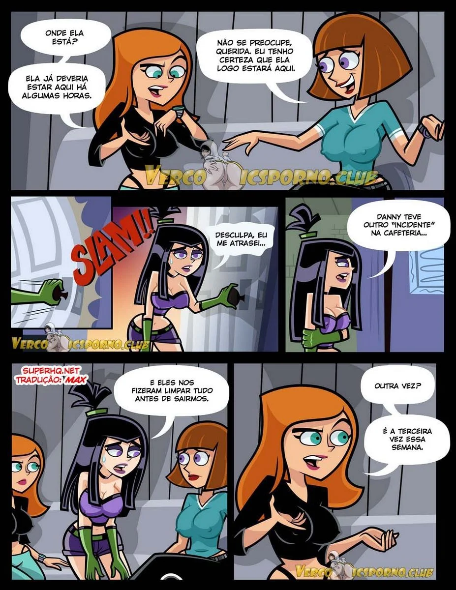 Leite de coelhinha fantasma: adolescência picante com Danny Phantom explícito