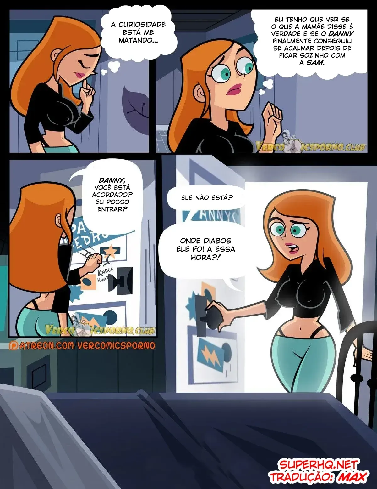 Quadrinhos Eróticos: Danny Phantom - A Fantasma da Pubernia Explosiva