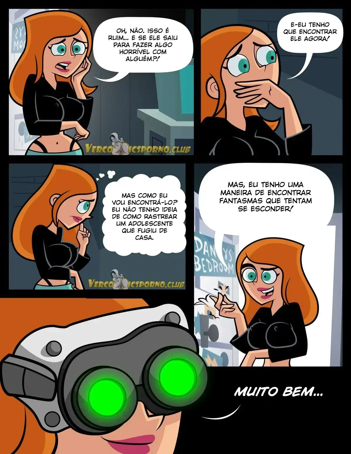 Quadrinhos Eróticos: Danny Phantom - A Fantasma da Pubernia Explosiva