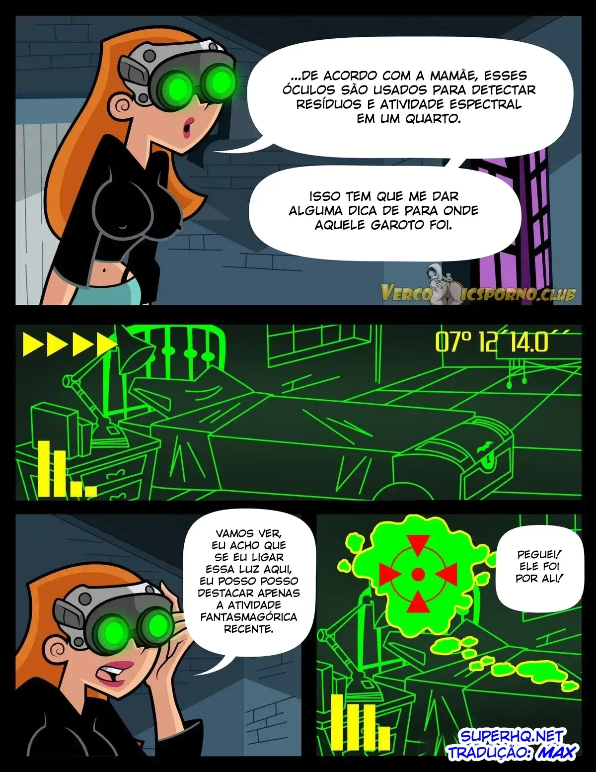 Quadrinhos Eróticos: Danny Phantom - A Fantasma da Pubernia Explosiva