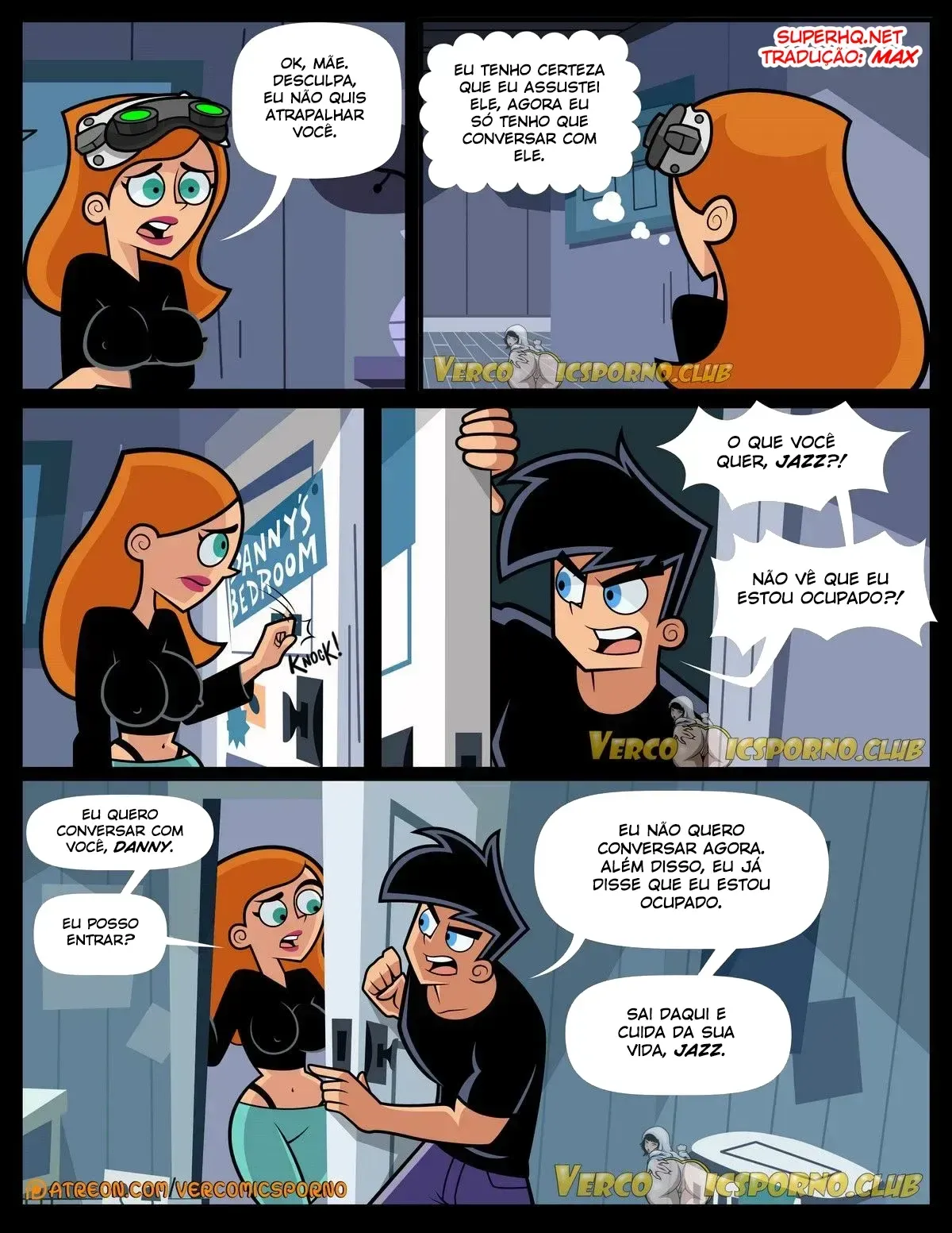 Quadrinhos Eróticos: Danny Phantom - A Fantasma da Pubernia Explosiva