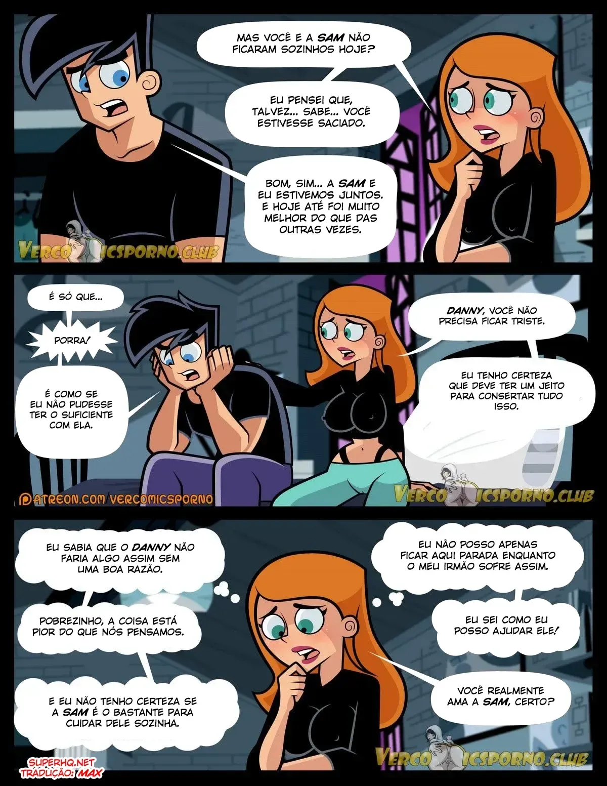 Quadrinhos Eróticos: Danny Phantom - A Fantasma da Pubernia Explosiva