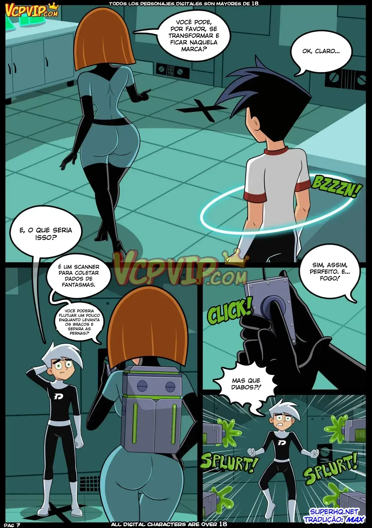 Melhor experiência: Danny Phantom em aventura picante com a sensual Milky Bunny!
