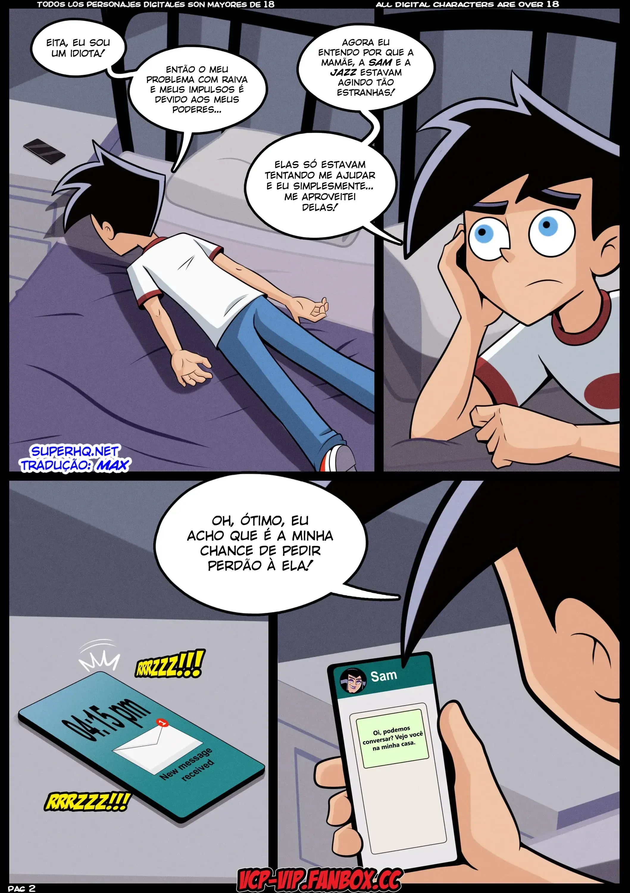 Quadrinhos Eróticos: A Puberdade Fantasma de Danny Phantom Explode em Prazer