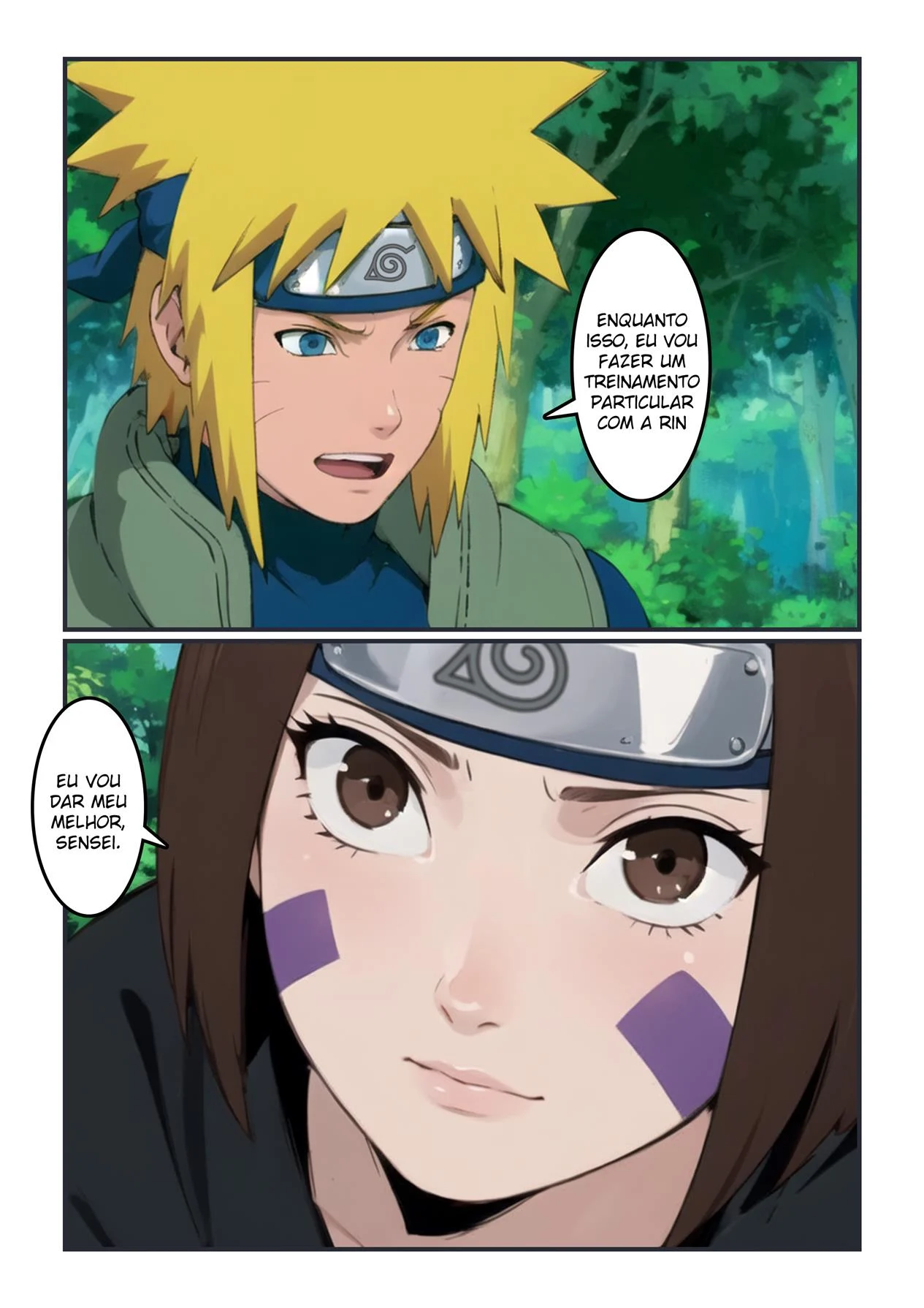 Minato Mete com Força na Rin Nohara – Quadrinhos Eróticos Explícitos de Naruto