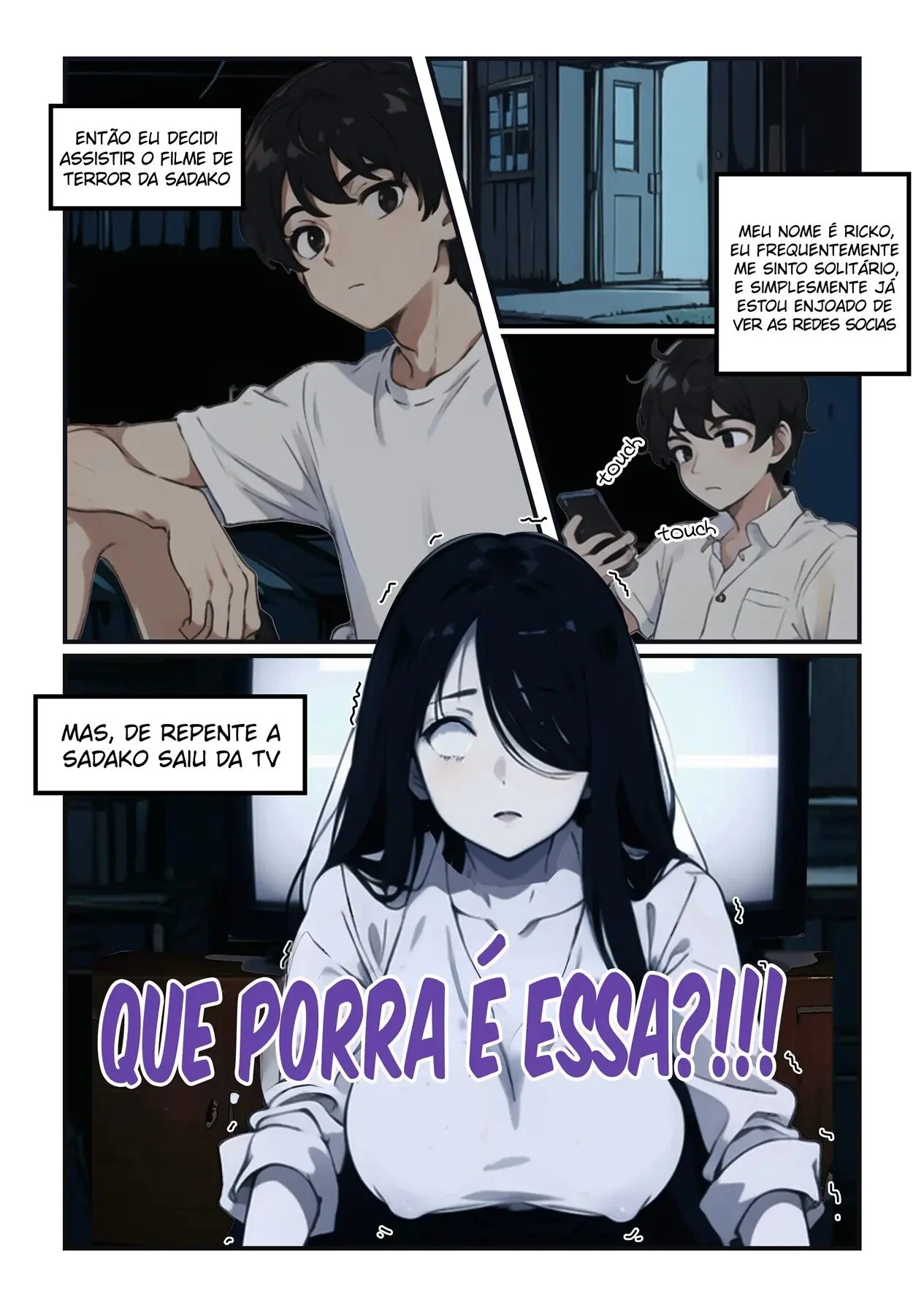 Sua Amiga Sadako: Fetiche Explícito e Putaria nos Quadrinhos Sua Amiga Sadako: Fetiche Explícito e Putaria nos Quadrinhos