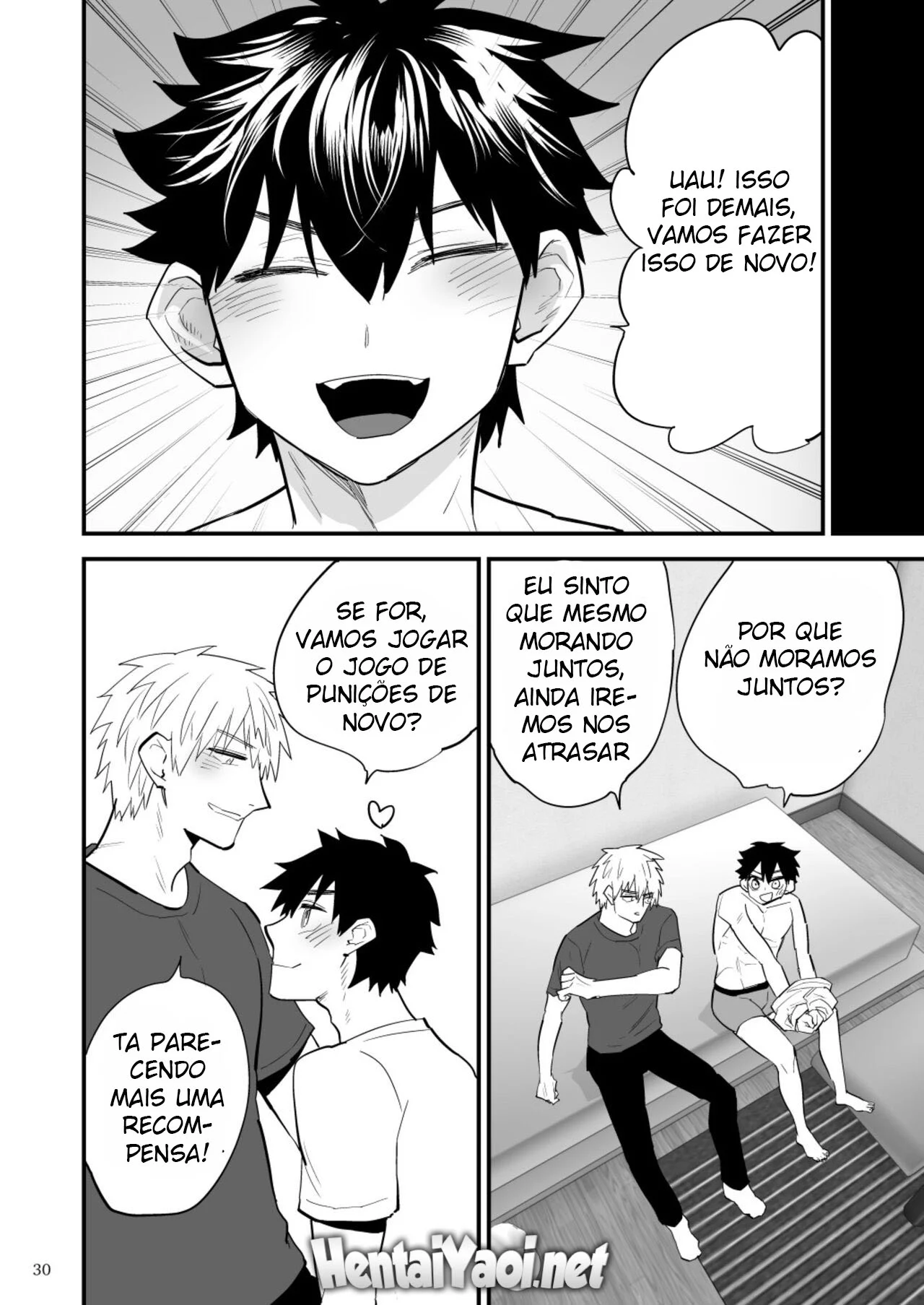 Punição Erótica: Dominação Brutal e Prazer Proibido em HQ Yaoi