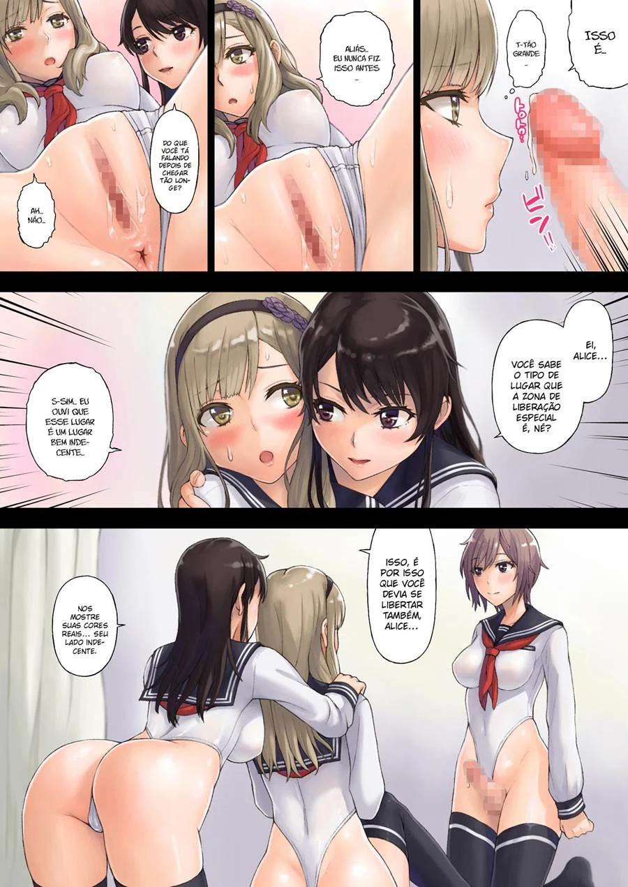 Acampamento Erótico: Férias em uma Escola Só de Putaria Explícita