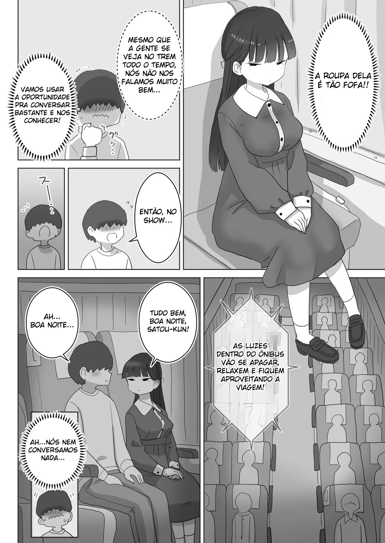 Foda Explícita no Ônibus: Gozei na Buceta da Minha Colega em Viagem Noturna Foda Explícita no Ônibus: Gozei na Buceta da Minha Colega em Viagem Noturna