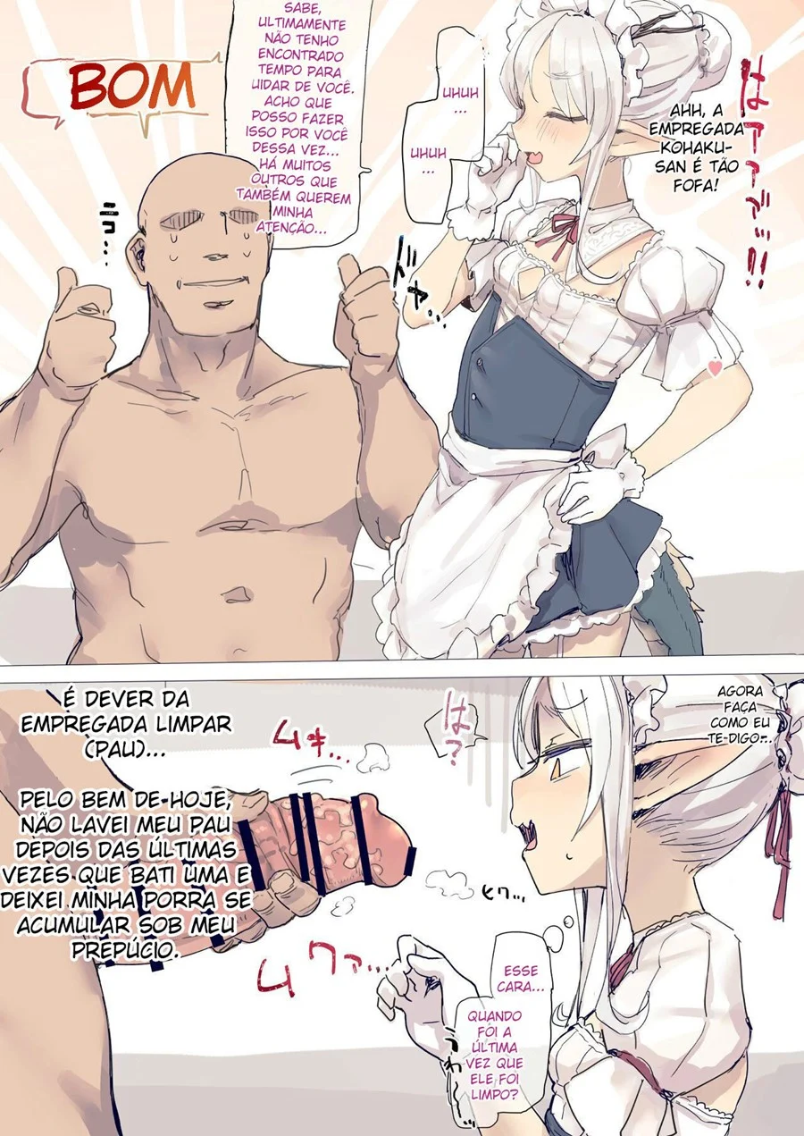 Minha Empregada Tesuda - Hentai de Sexo Explícito - Quadrinhos Eróticos