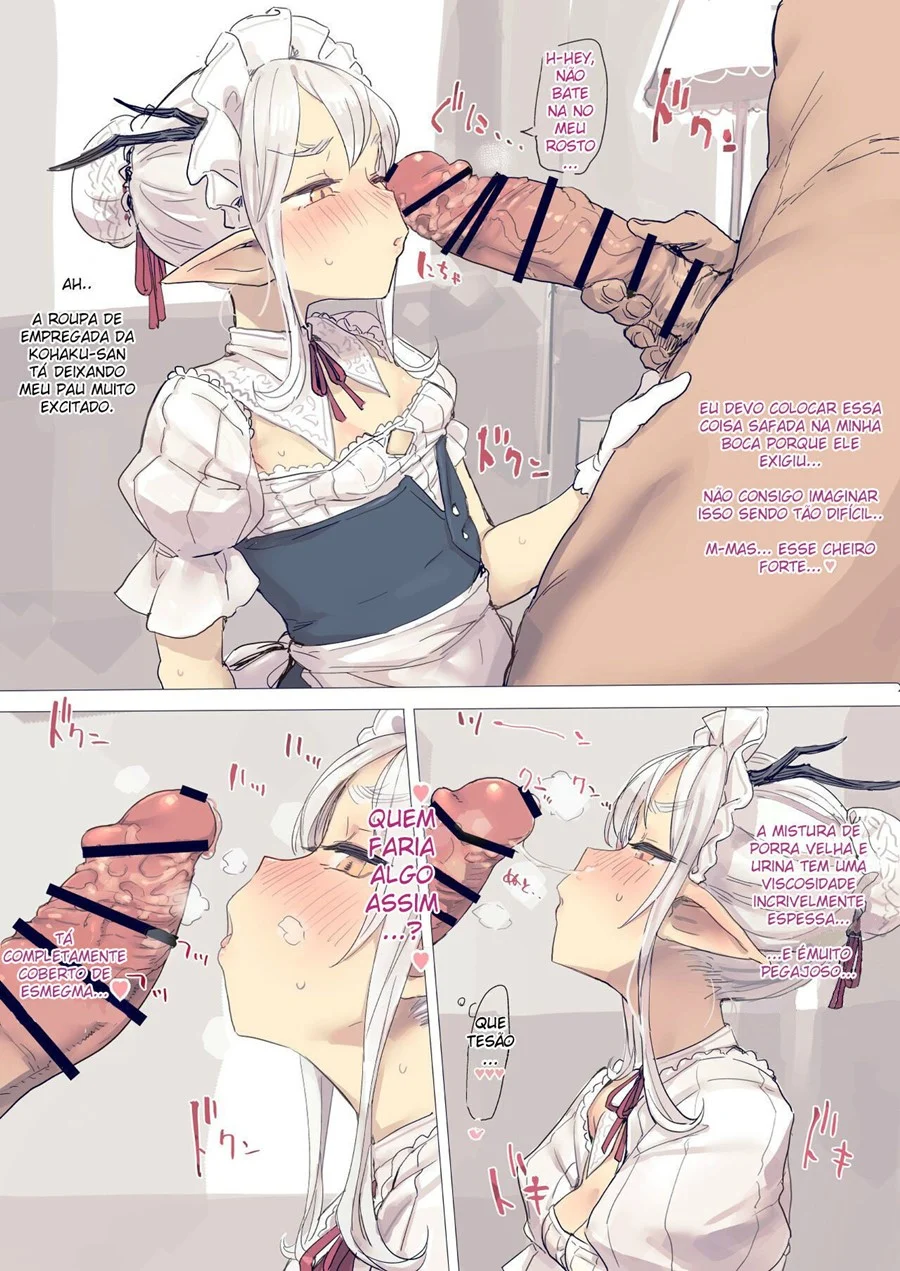 Minha Empregada Tesuda - Hentai de Sexo Explícito - Quadrinhos Eróticos