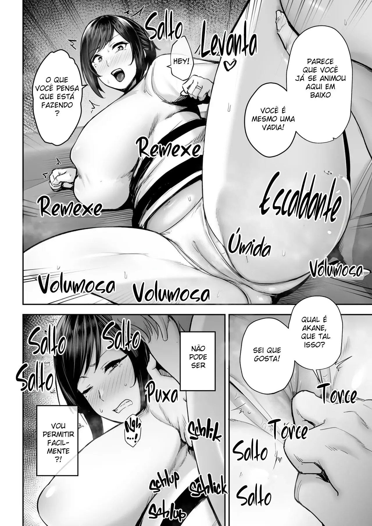 Mamadas Explícitas da Esposa Peituda em HQ Erótica