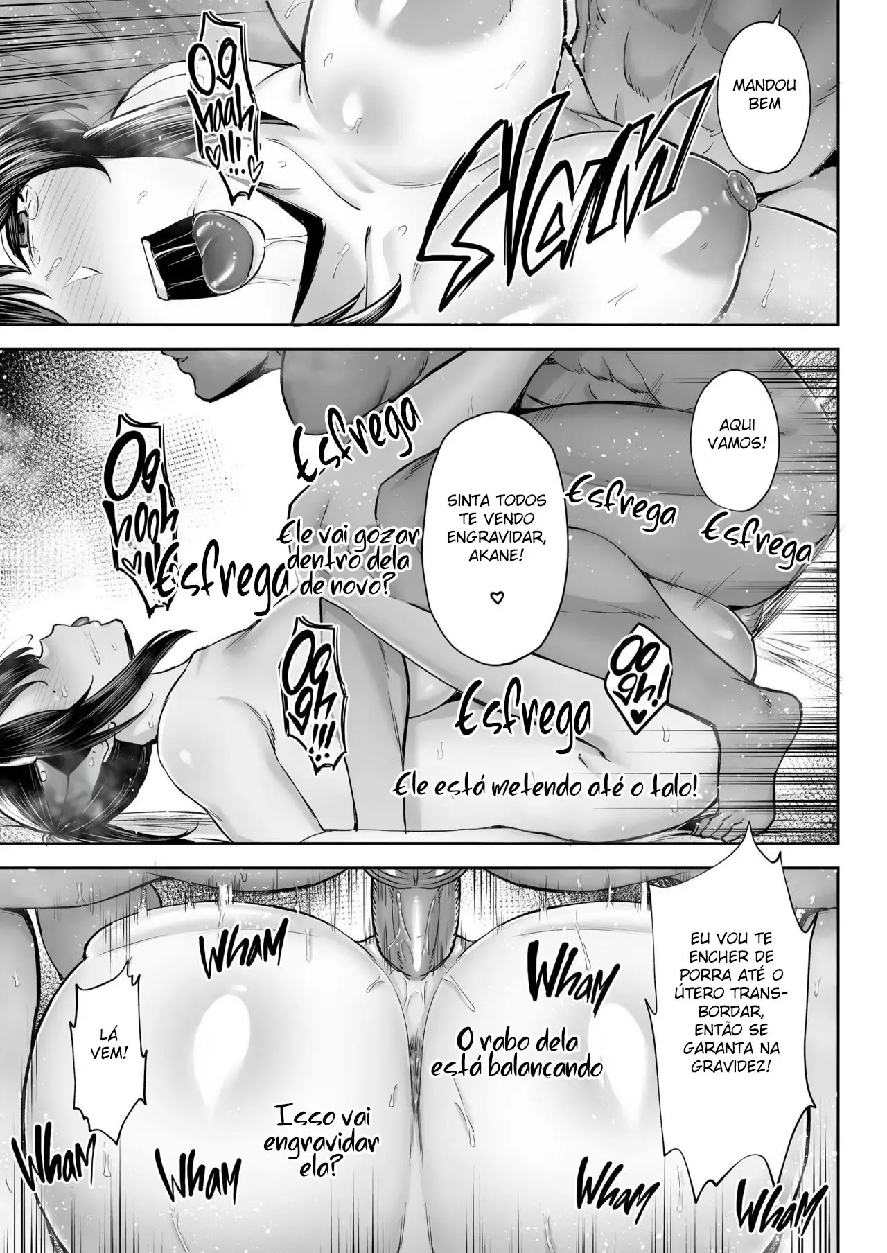 Mamadas Explícitas da Esposa Peituda em HQ Erótica