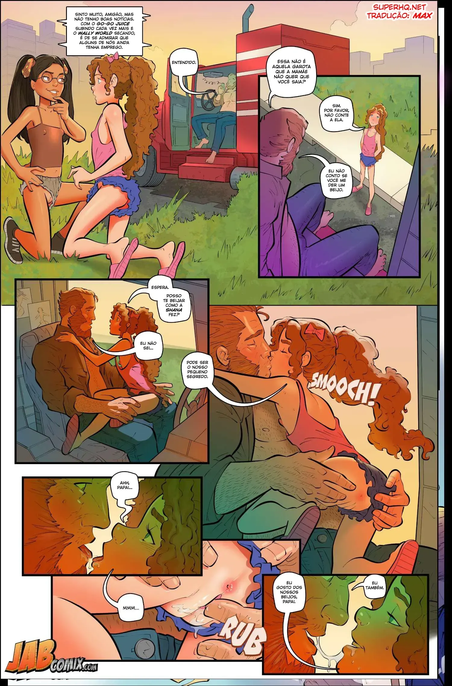 Filha Stripper: Cenas Quentes de Sexo e Prazer Proibido em HQ