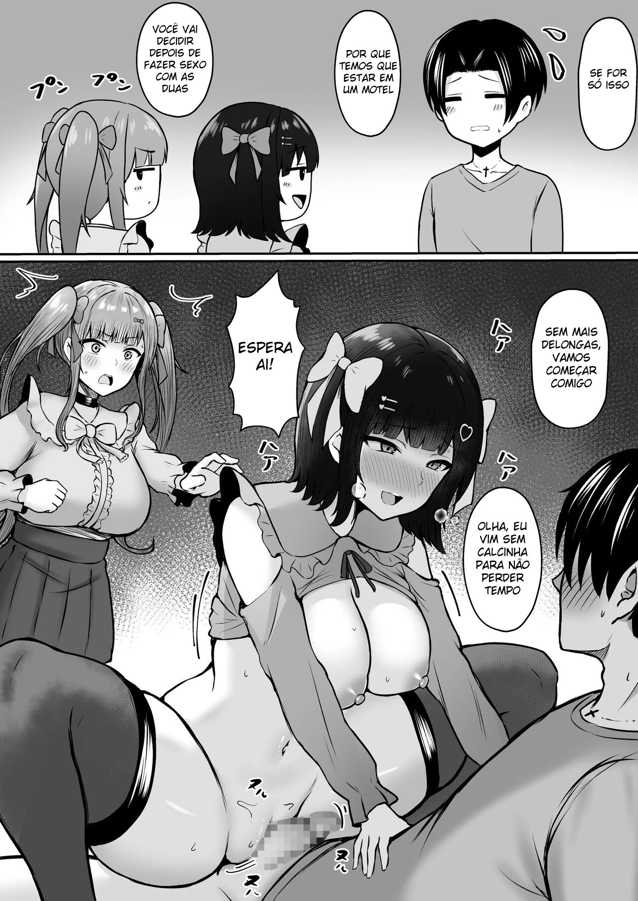 Minha Irmãzinha Sedutora Dominou Meu Namorado na Cama - HQ Erótica Explícita