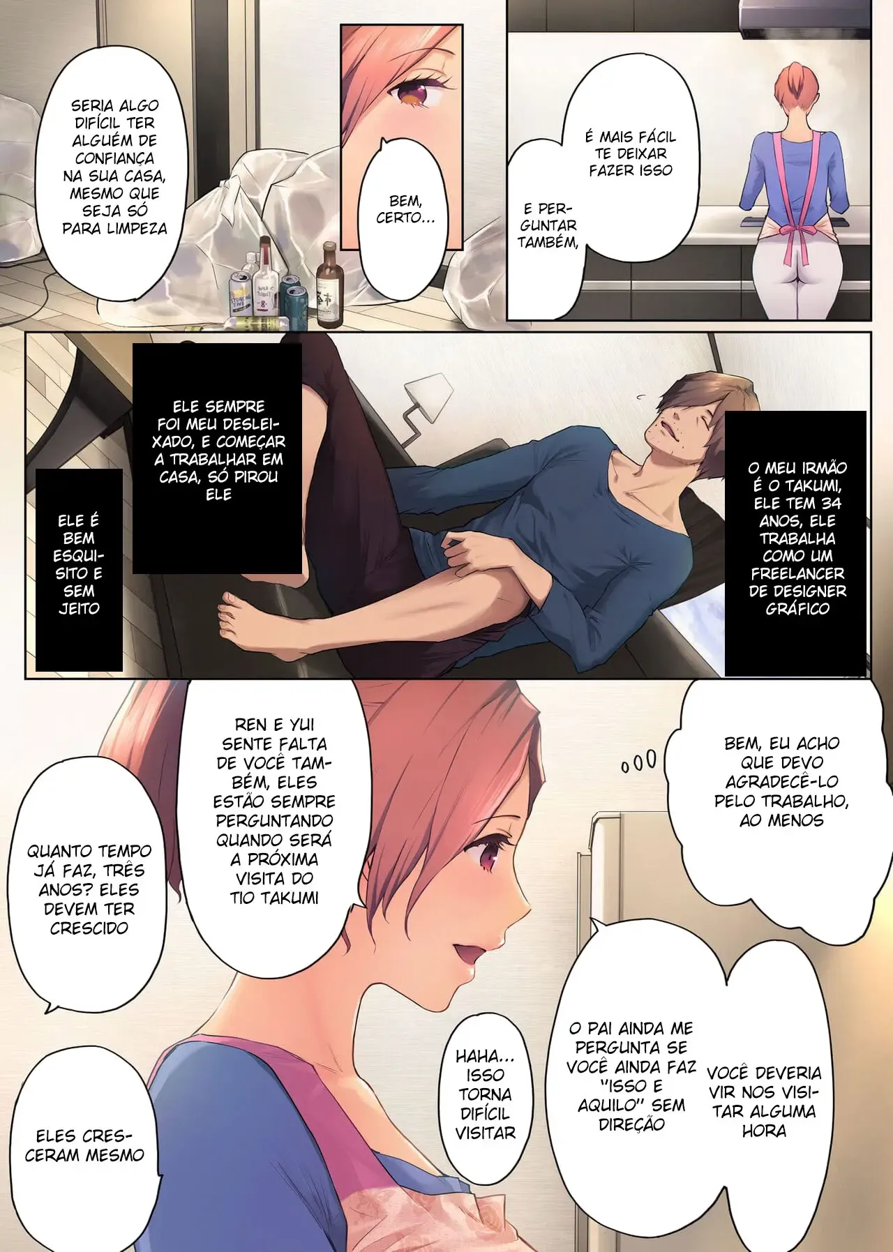 Irmã Gostosa Ensina Lições Eróticas em HQ de Incesto Explicito