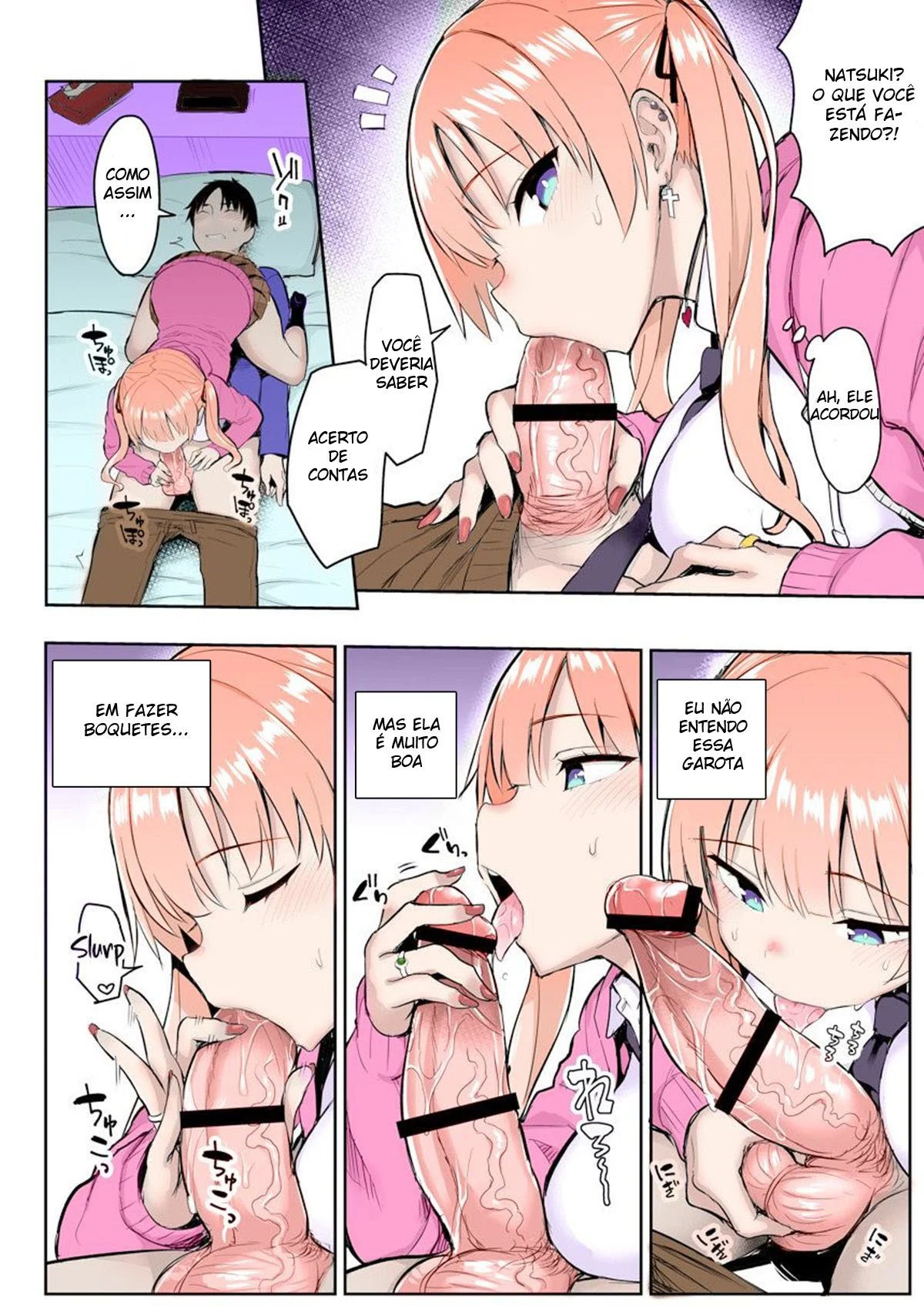 Sedução Explícita: Irmãzinha virou vadia na minha cama - HQ picante