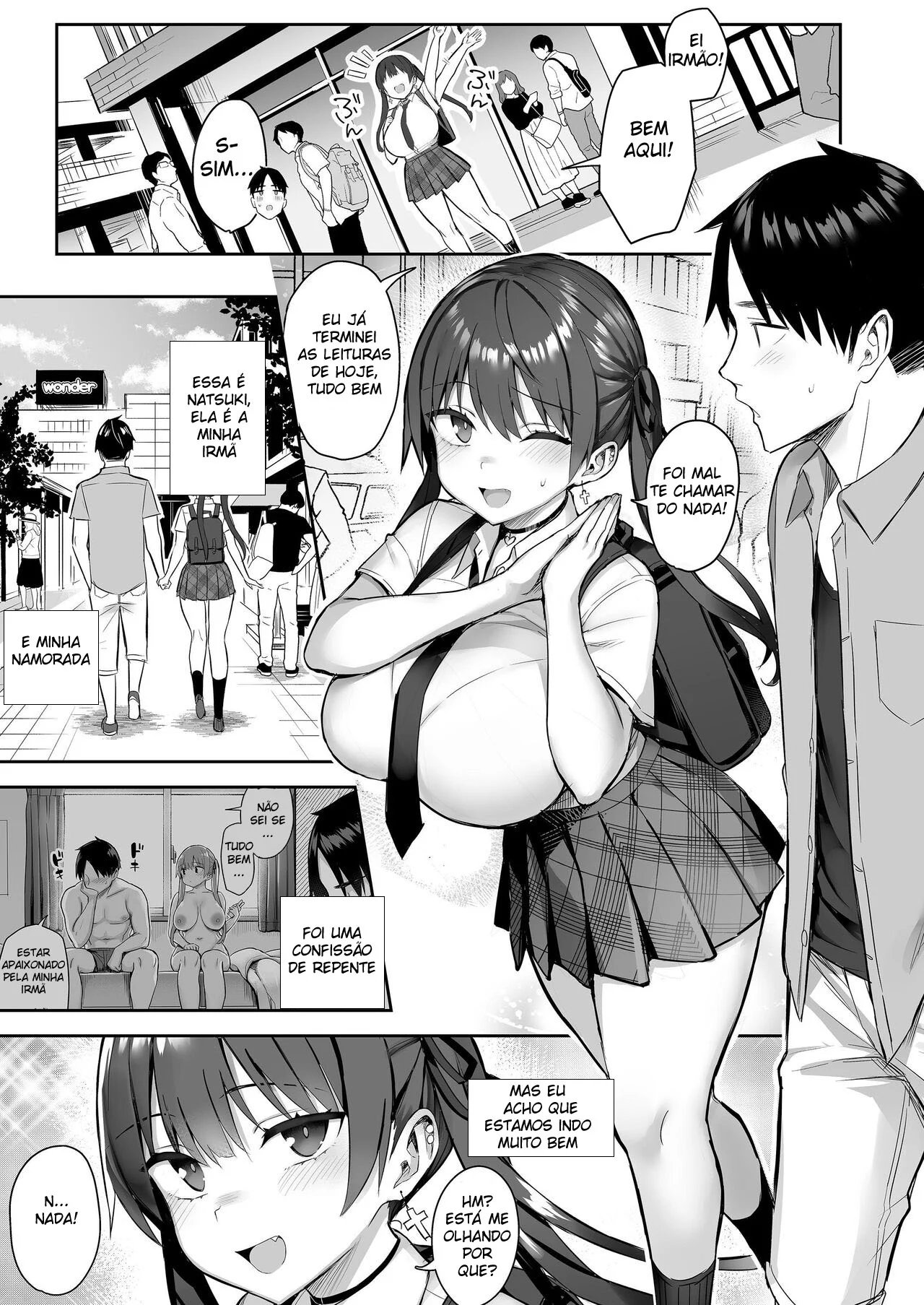 Sedução Proibida: Incesto Explícito entre Irmãos em Quadrinhos Picantes