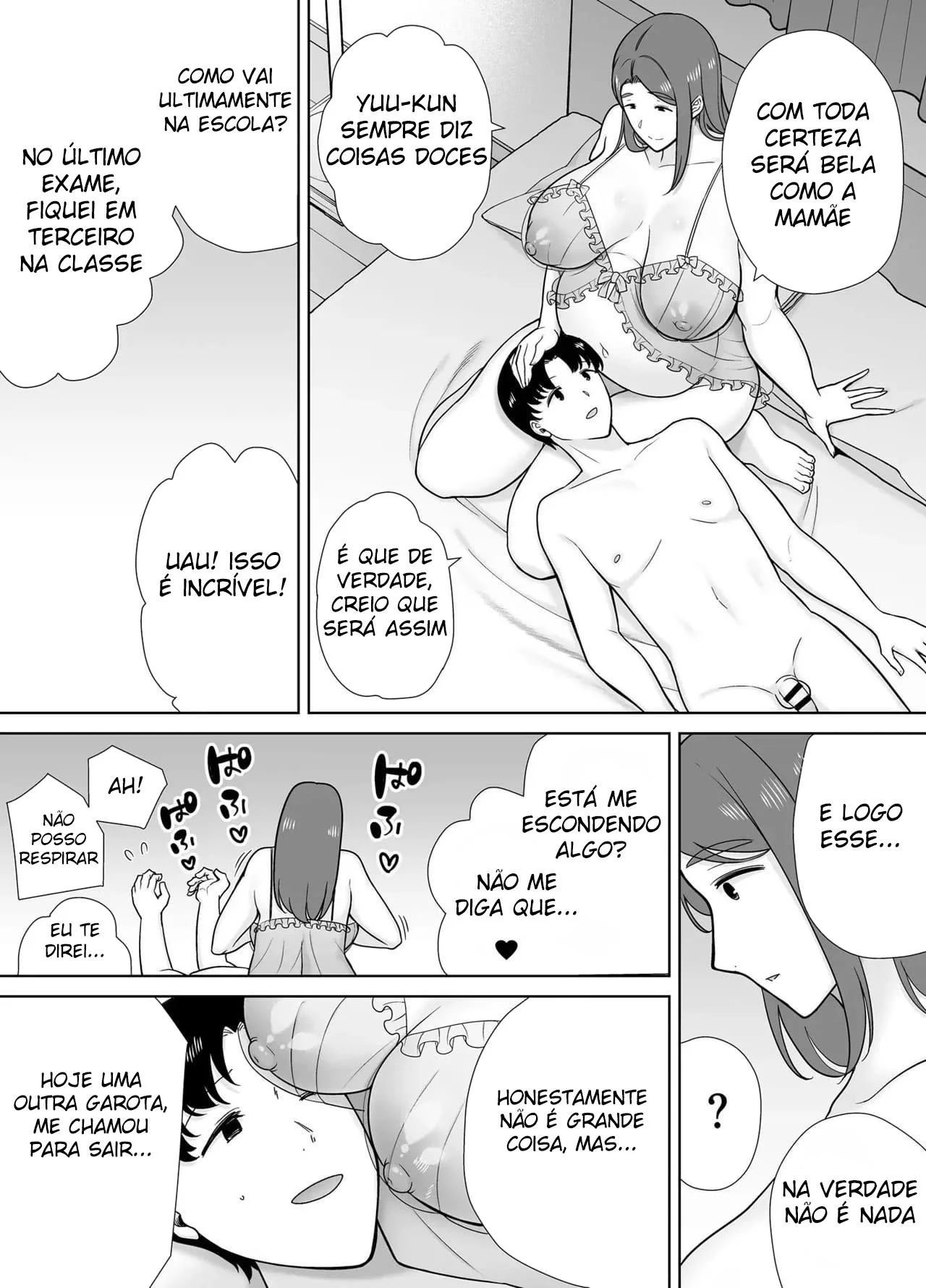 Minha Mãe Me Ensina Tudo Sobre Prazer: Hentai Explícito de Incesto