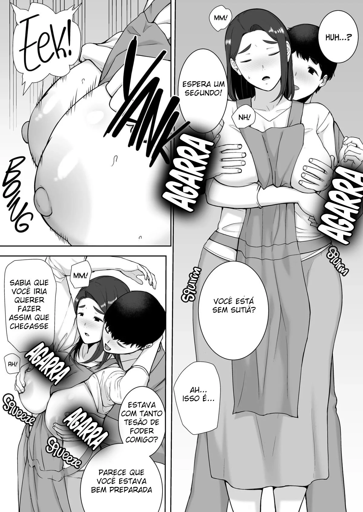 Minha Mãe Me Domina na Cama - Sexo Explícito em HQ